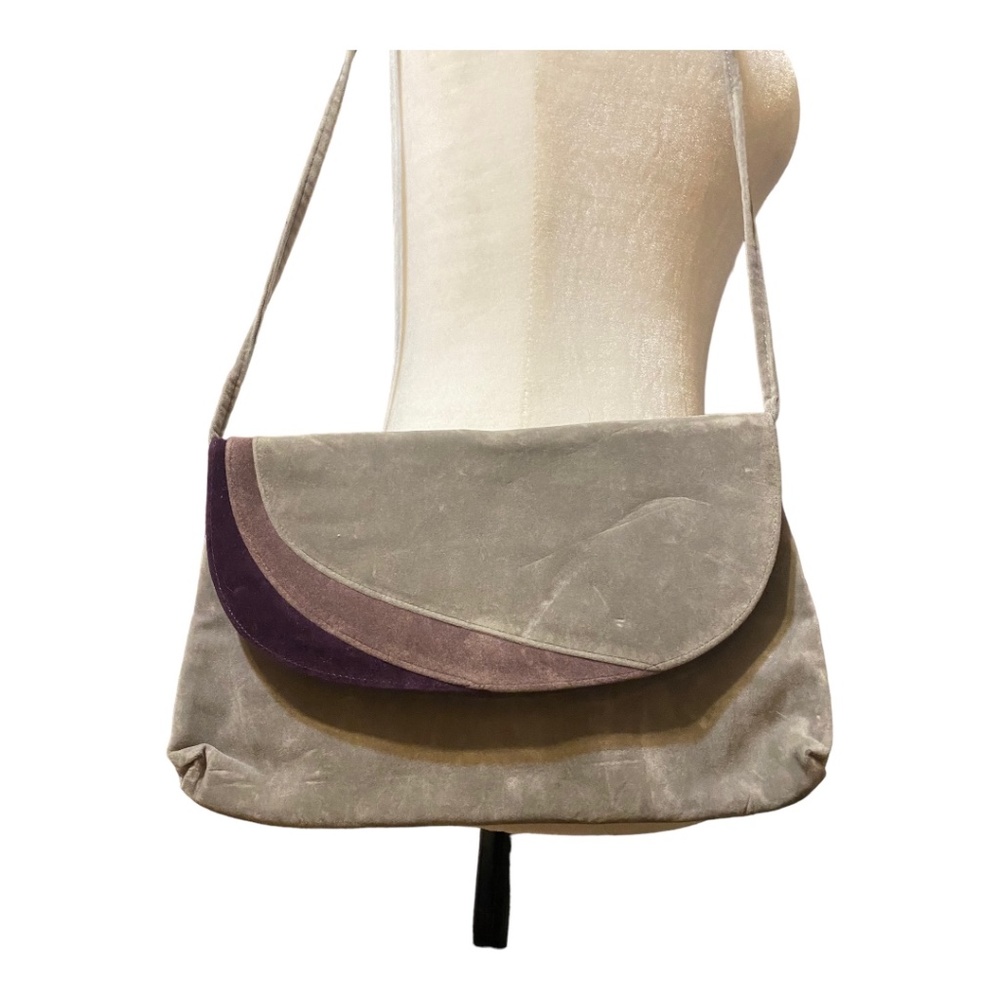 Vintage Cabrelli Canada velvet shoulder bag/clutch